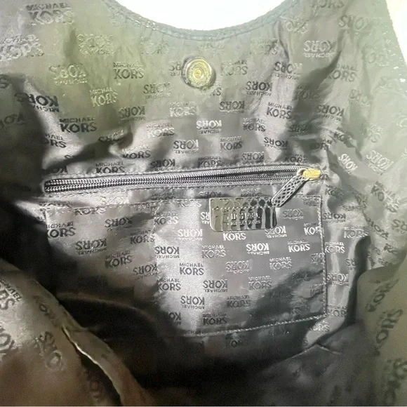 Michael Kors Black and Tan Women's Bag - Picture 7 of 10